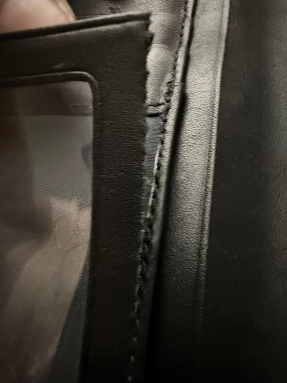 Coach Y2K Black Signature Fold-Over Continental Wallet